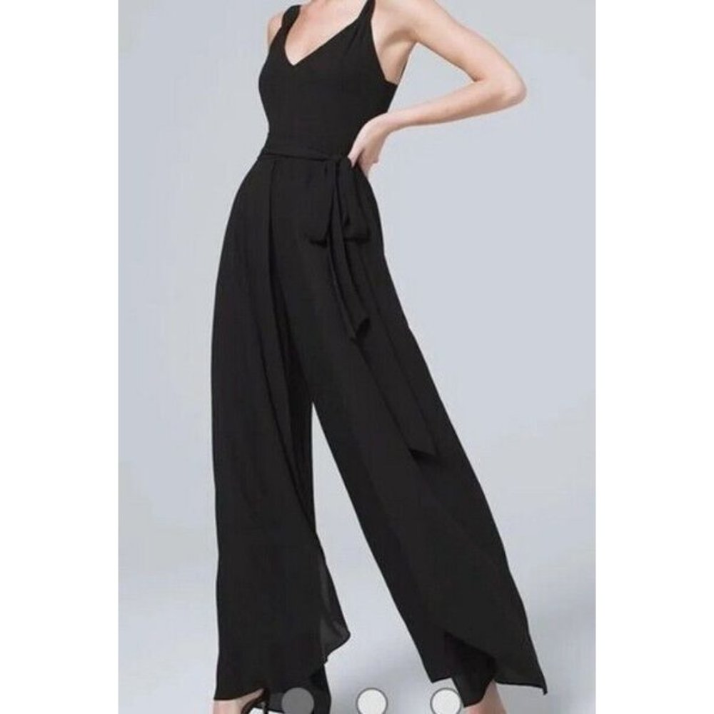 White House Black Market Black Jumpsuit
